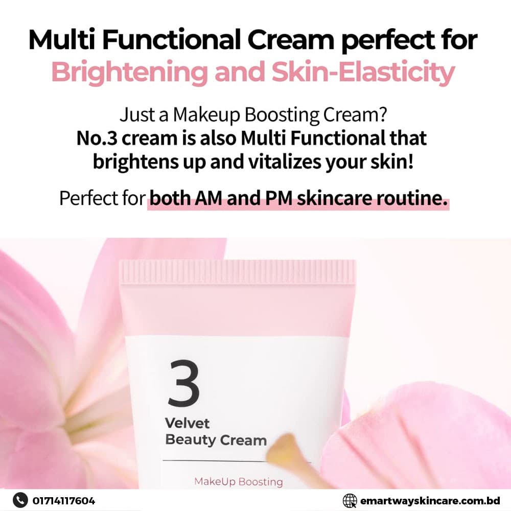 Numbuzin No.3 Velvet Beauty Cream 60ml 
