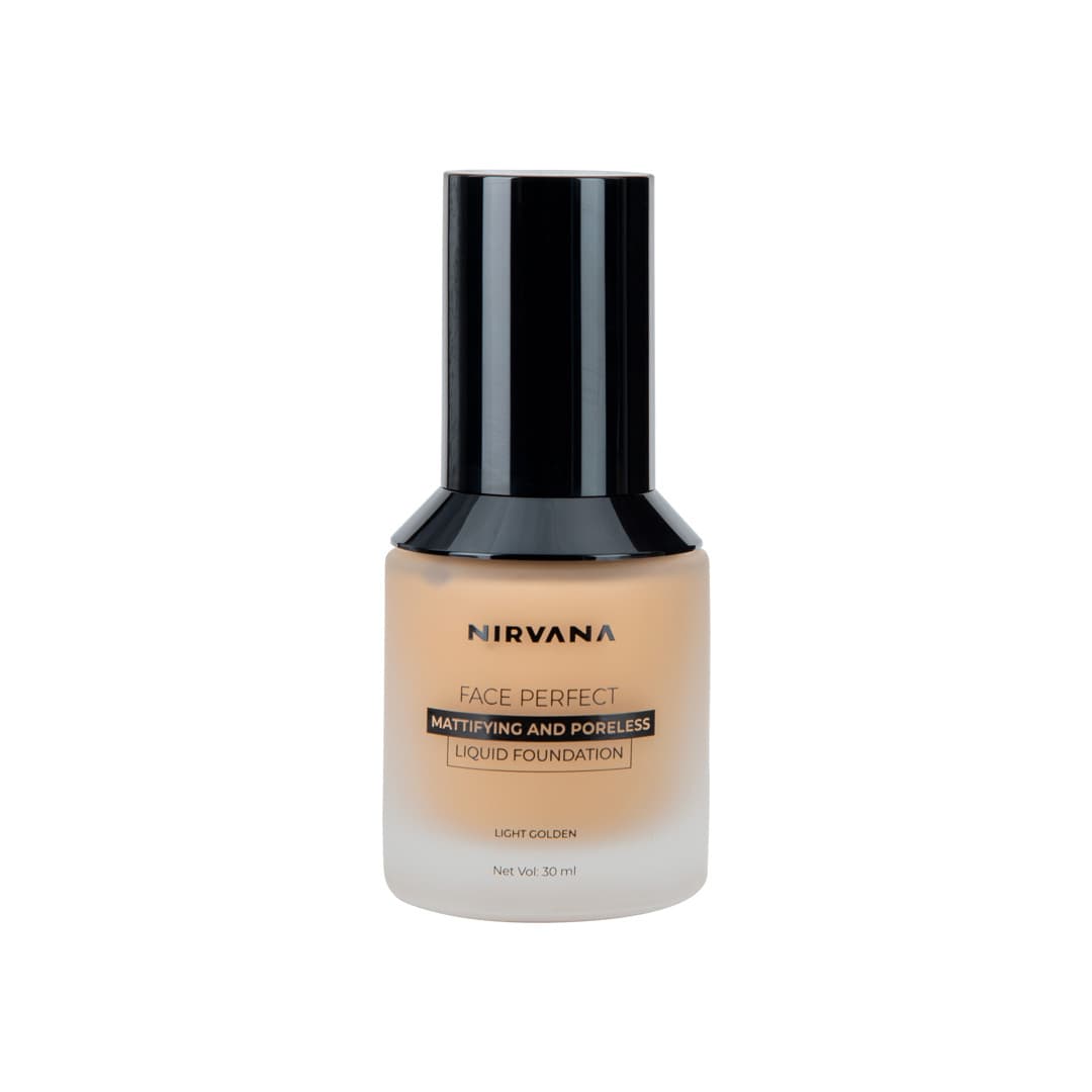 Nirvana Color Face Perfect (Matte & Por) Liquid Foundation-Light Beige 30ml