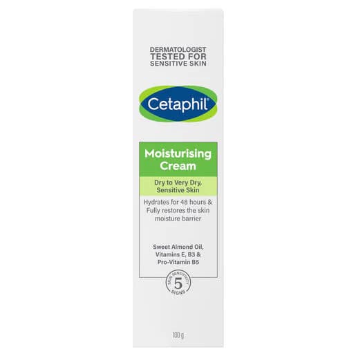 Cetaphil Moisturising Cream (Dry To Normal Sensitive Skin) 100g