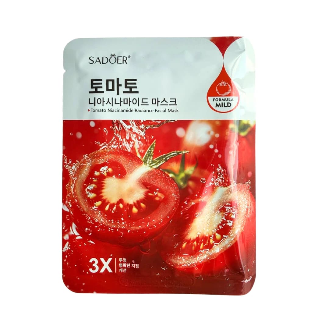 SADOER Tomato Niacinamide Radiance Facial Mask 