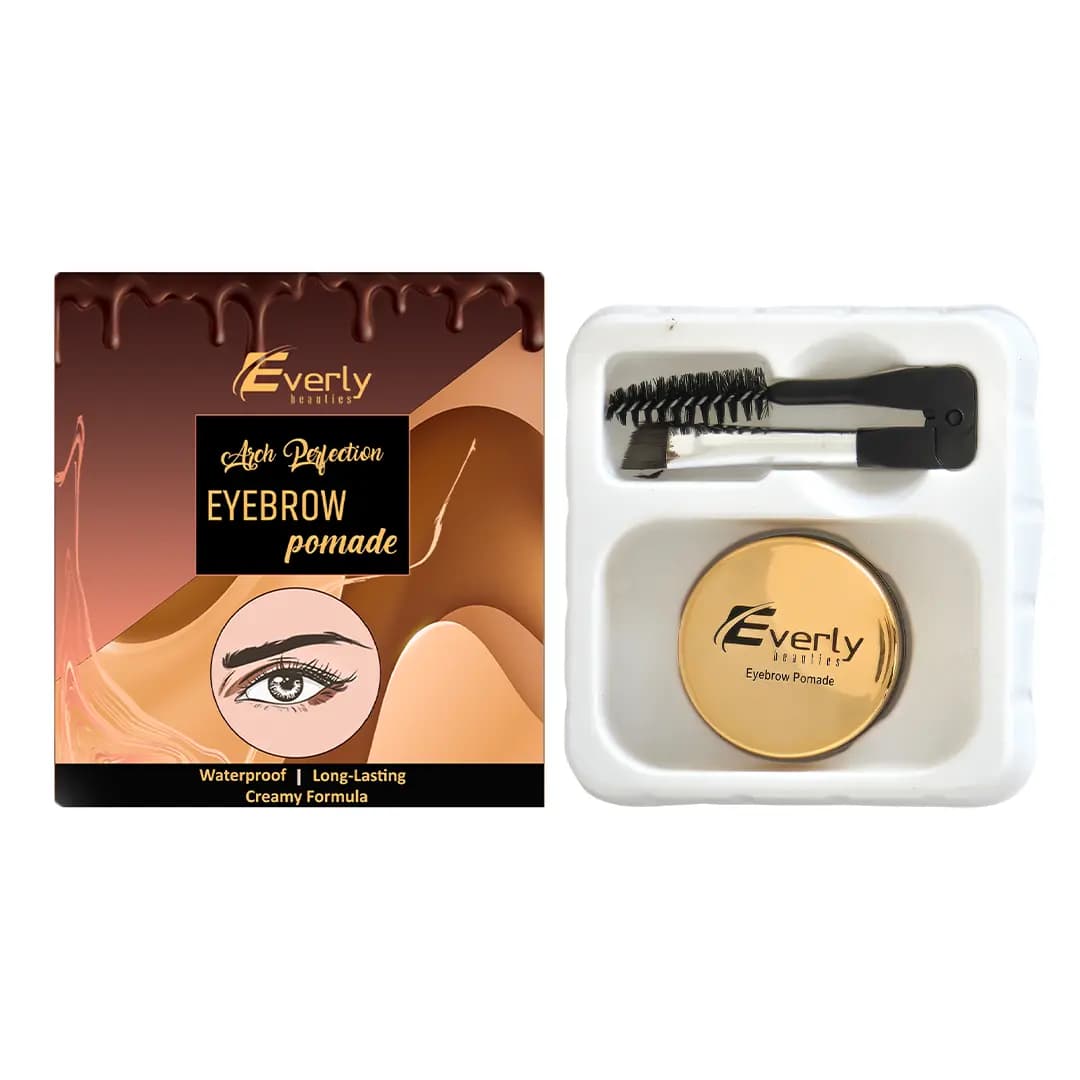Everly Beauties Arch Perfection Eyebrow Pomade -Dark Brown 7g 