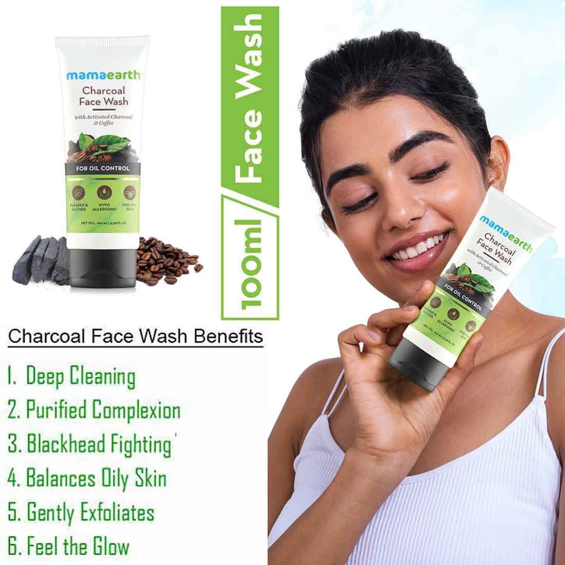 Mamaearth Charcoal Face Wash 100ml 