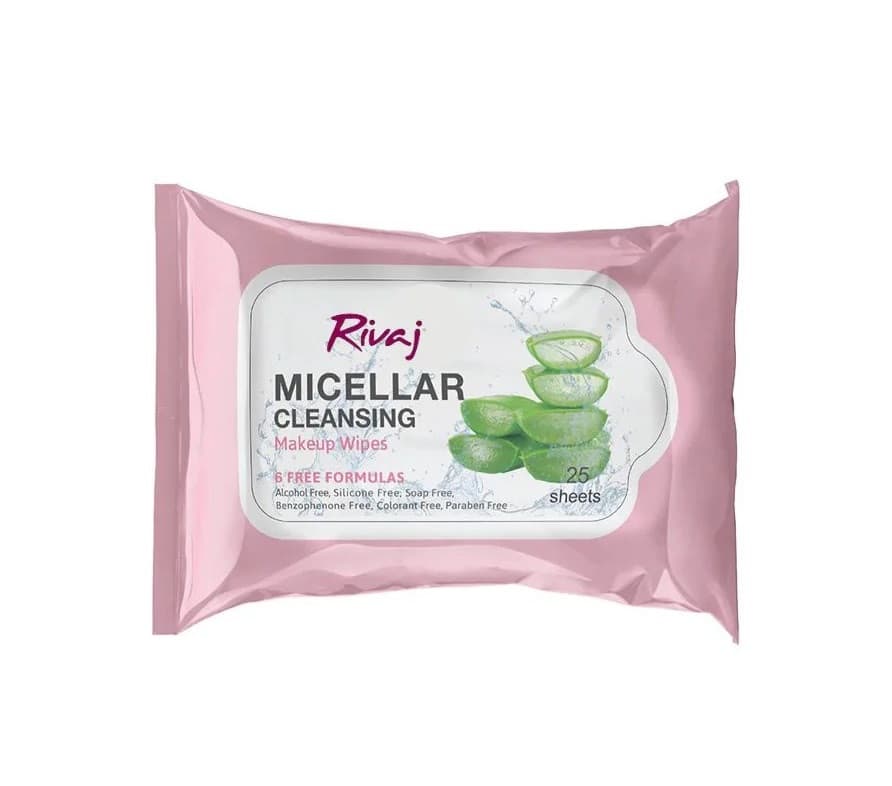 Rivaj Micellar Cleansing Water Makeup Wipes 25pcs 
