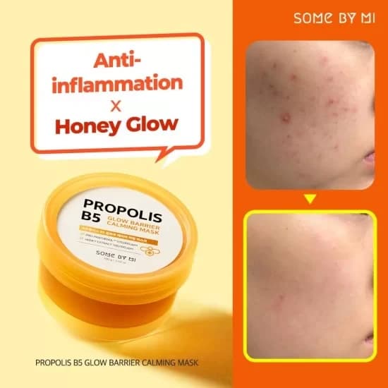 Some By Mi Propolis B5 Glow Barrier Calming Mask 100ml 