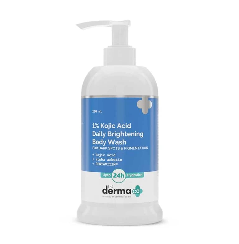 The Derma Co 1% Kojic Acid Daily Brightening Body Wash 250ml 