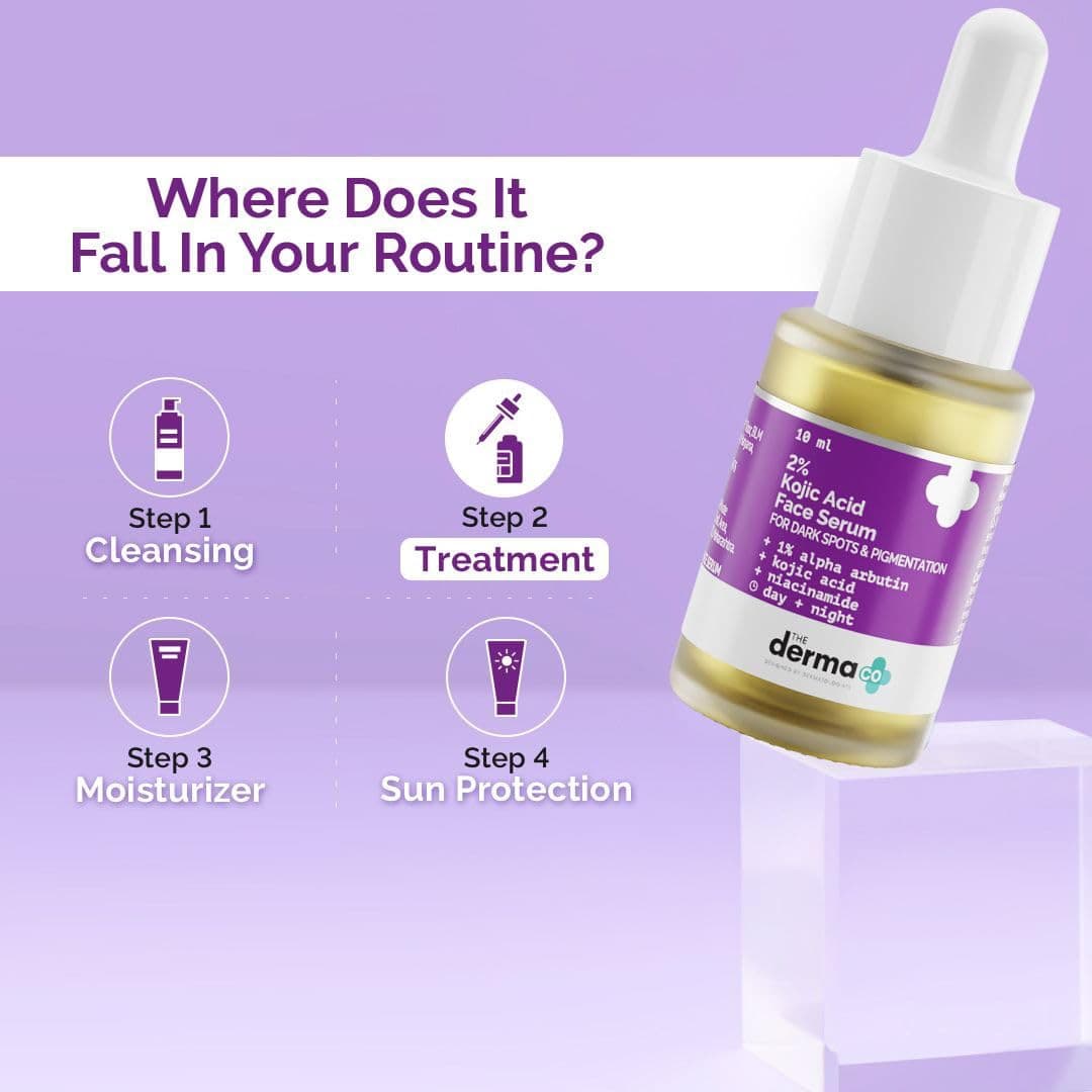 The Derma CO 2% Kojic Acid Face Serum 30ml 