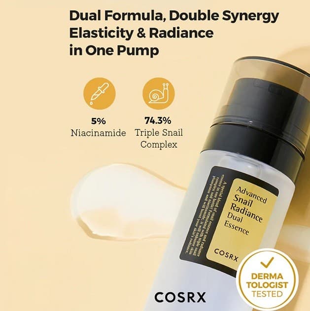 COSRX Advanced Snail Radiance Dual Essence 80ml 