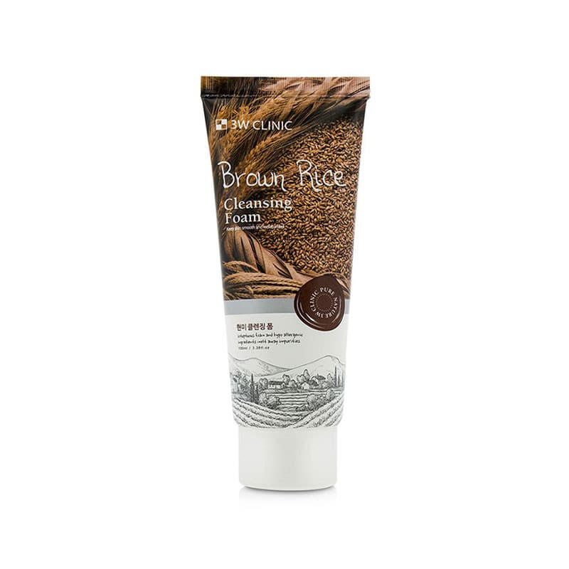 3W Clinic Brown Rice Foam Cleansing 100ml 