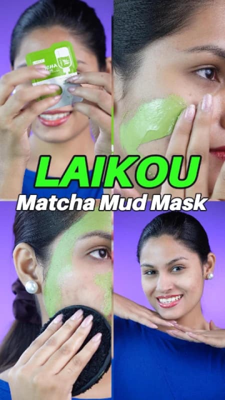 Laikou Matcha Mud Mask ASMR video