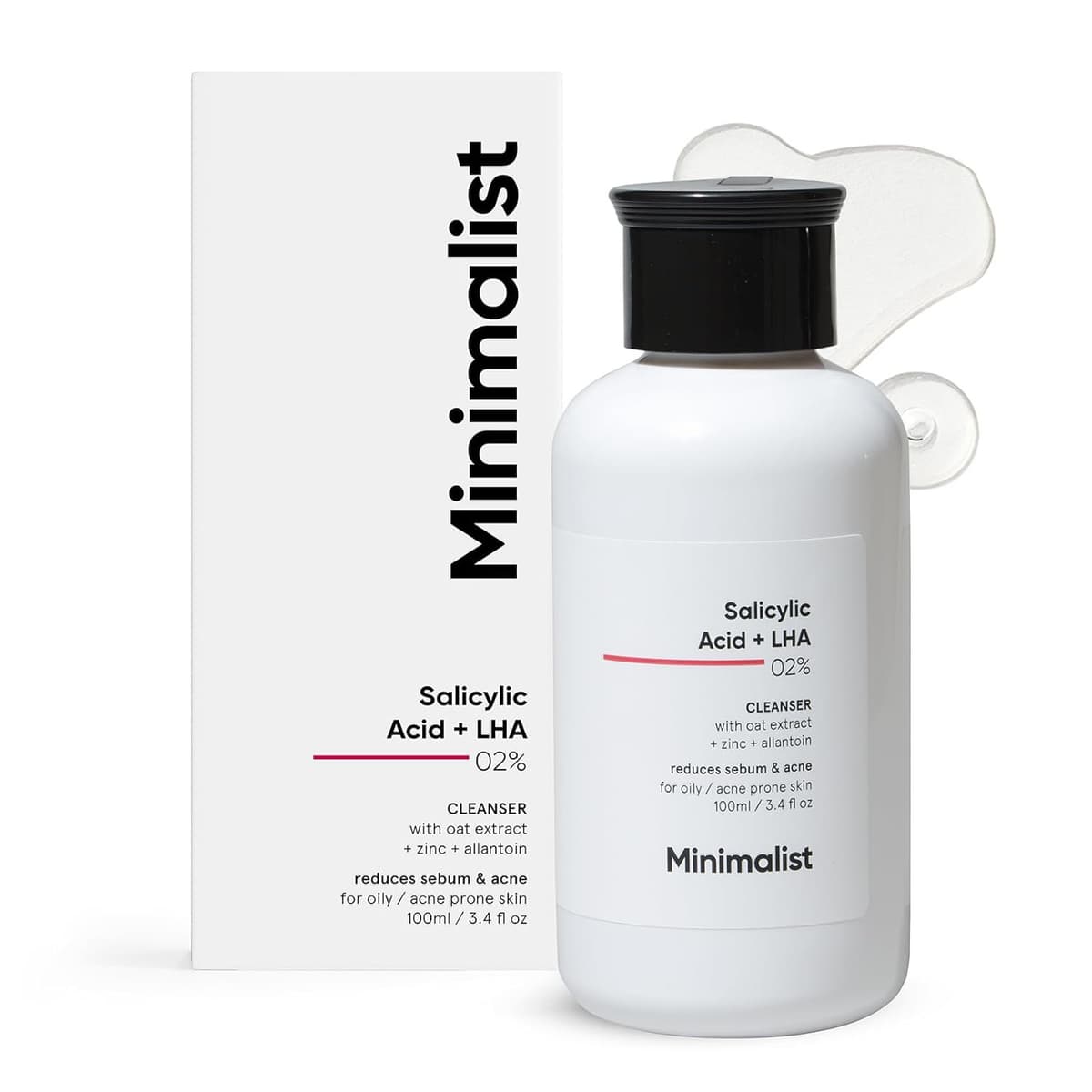 Minimalist Salicylic Acid + LHA 02% Face Cleanser- 100ml 