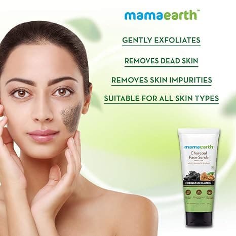 Mamaearth Charcoal Face Scrub 100ml 