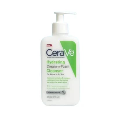 Cerave Hydrating Cream To Foam Cleanser For Normal To Dry Skin 237ml