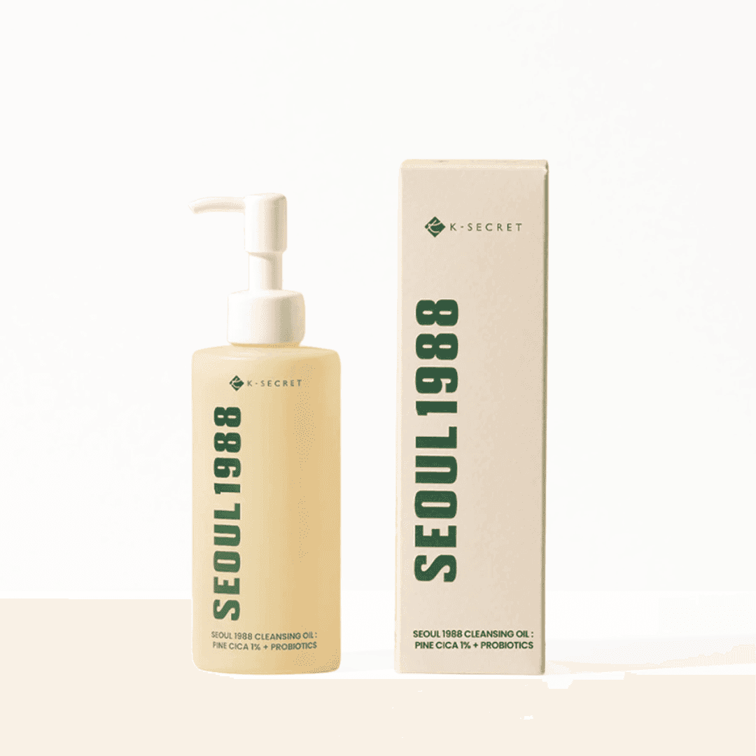 K - SECRET SEOUL 1988 Cleansing Oil: Pine Cica 1% + Probiotics 200ml 
