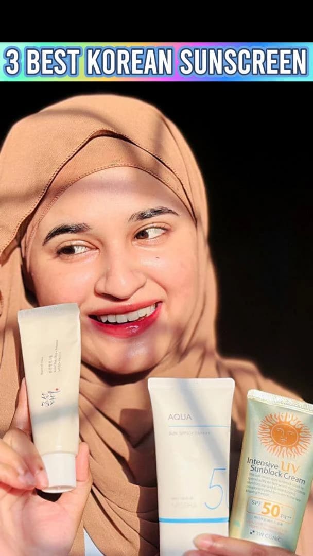 3 Best Korean Sunscreen