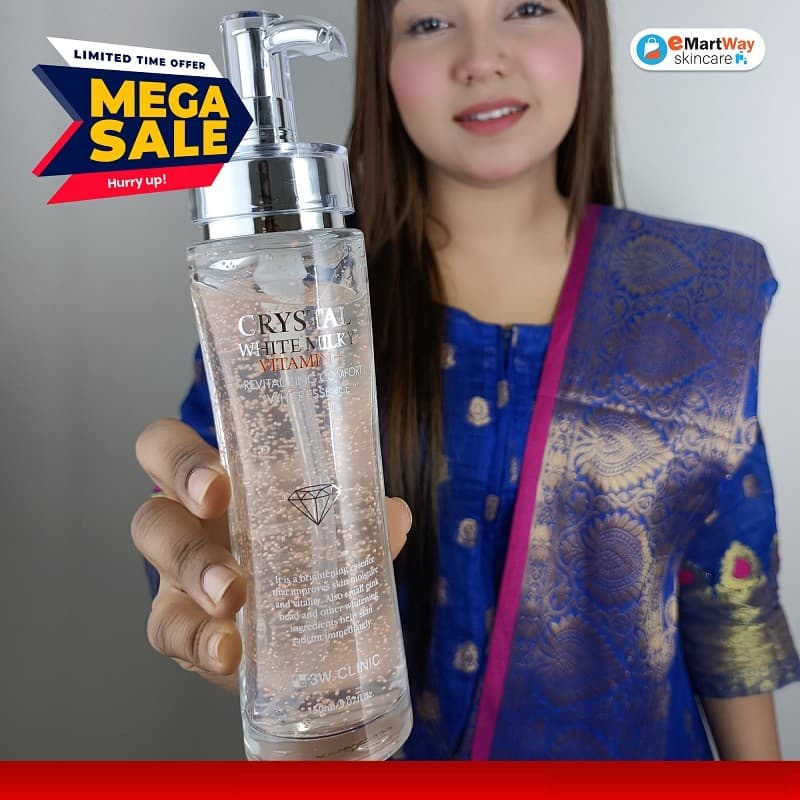 3W Clinic Crystal White Milky Essence Vitamin + 150ml 