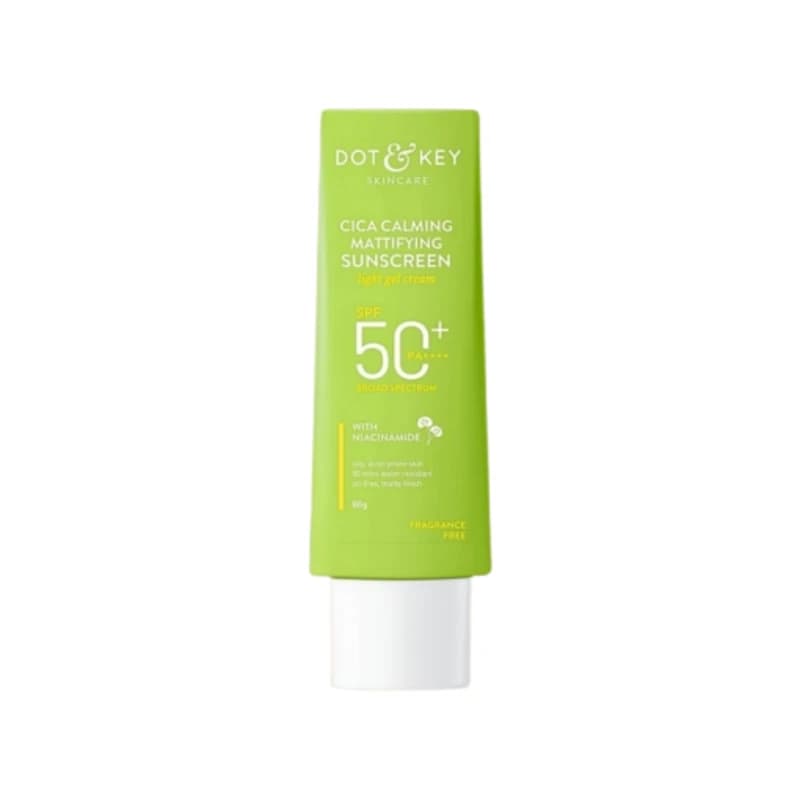 Dot and Key Cica Calming Mattifying Sunscreen SPF 50+ PA++++ with Niacinamide 80g