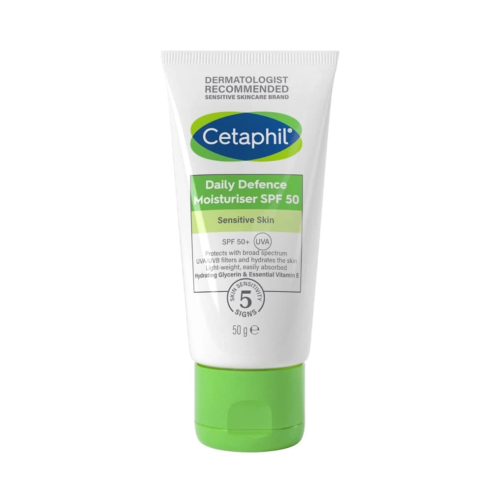 Cetaphil Daily Defence Face Moisturiser with SPF 50+ 50g 