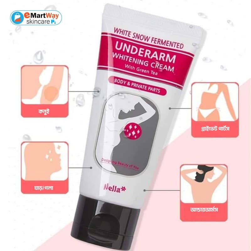Nella Underarm Whitening Cream with Green Tea 50ml 