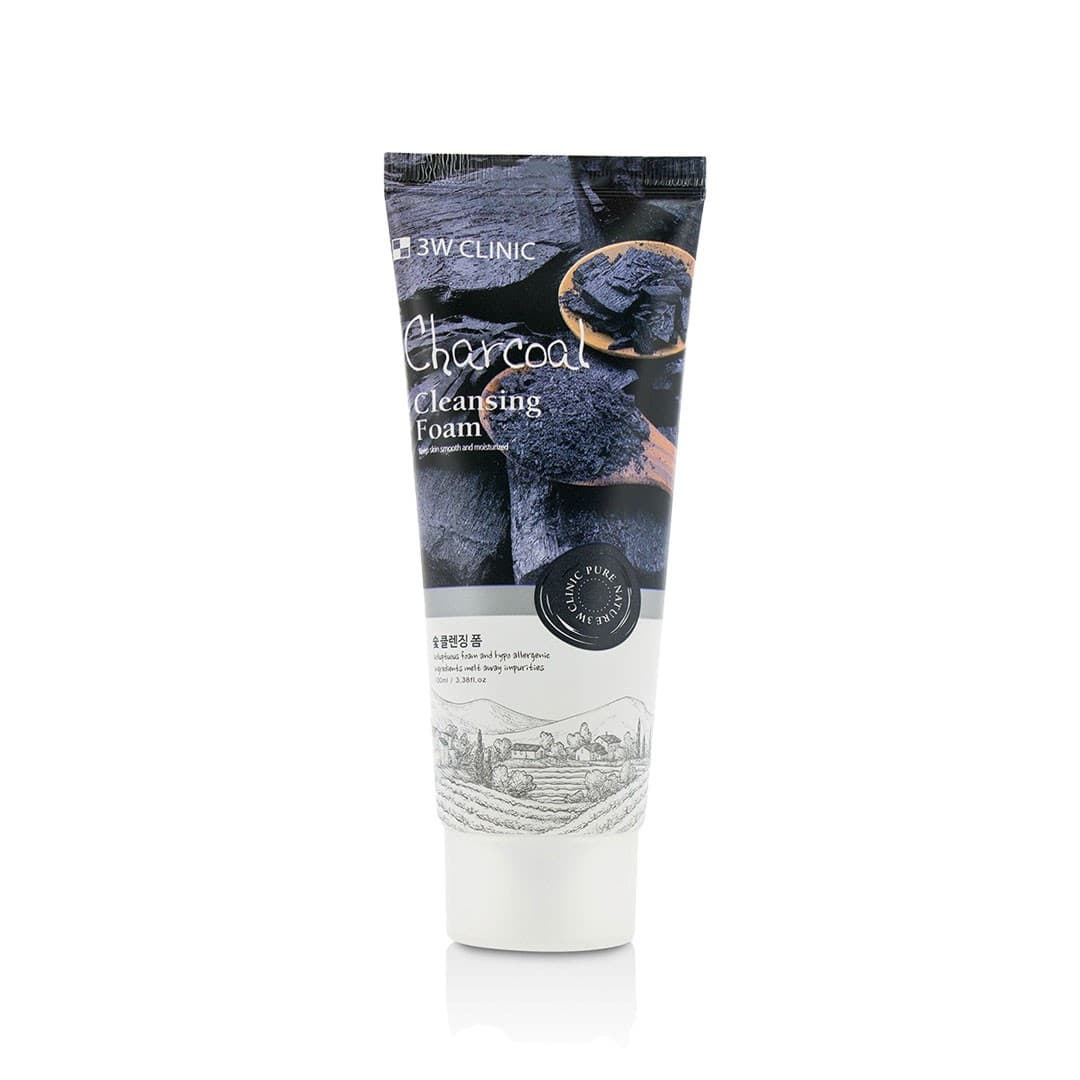 3W Clinic Charcoal Cleansing Foam 100ml 