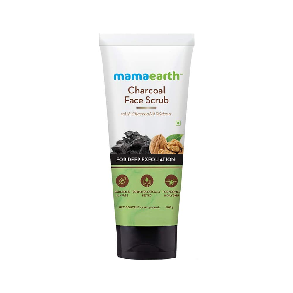 Mamaearth Charcoal Face Scrub 100ml 