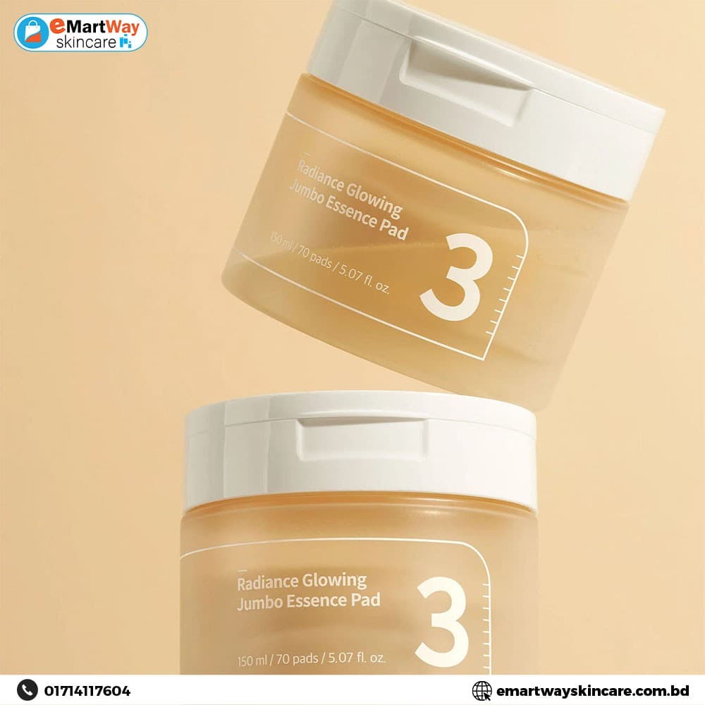 Numbuzin No. 3 Radiance Glowing Jumbo Essence 70Pcs Pad -150ml 