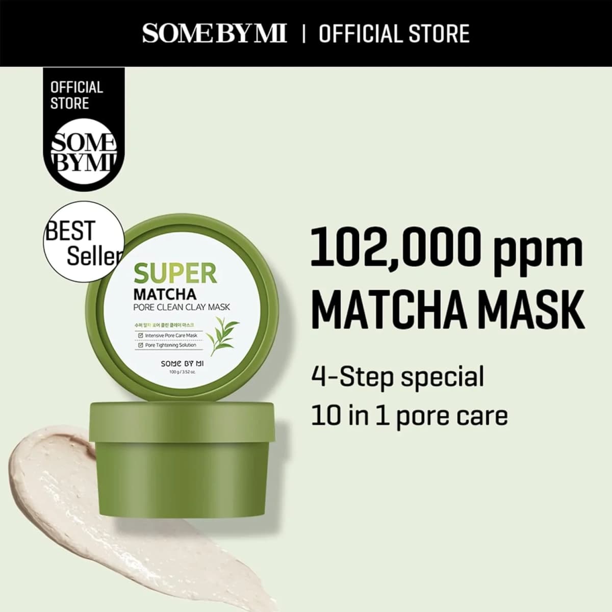Some By Mi Super Matcha Pore Clean Clay Mask 100g 