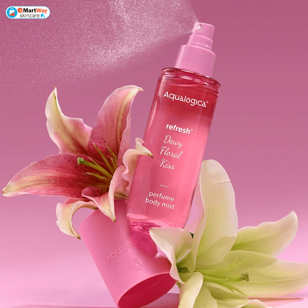 Aqualogica Refresh+ Dewy Floral Kiss Perfume Body Mist 150ml 