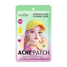 SADOER Heart Hydrocolloid Colored Acne Patch – 144 Patches