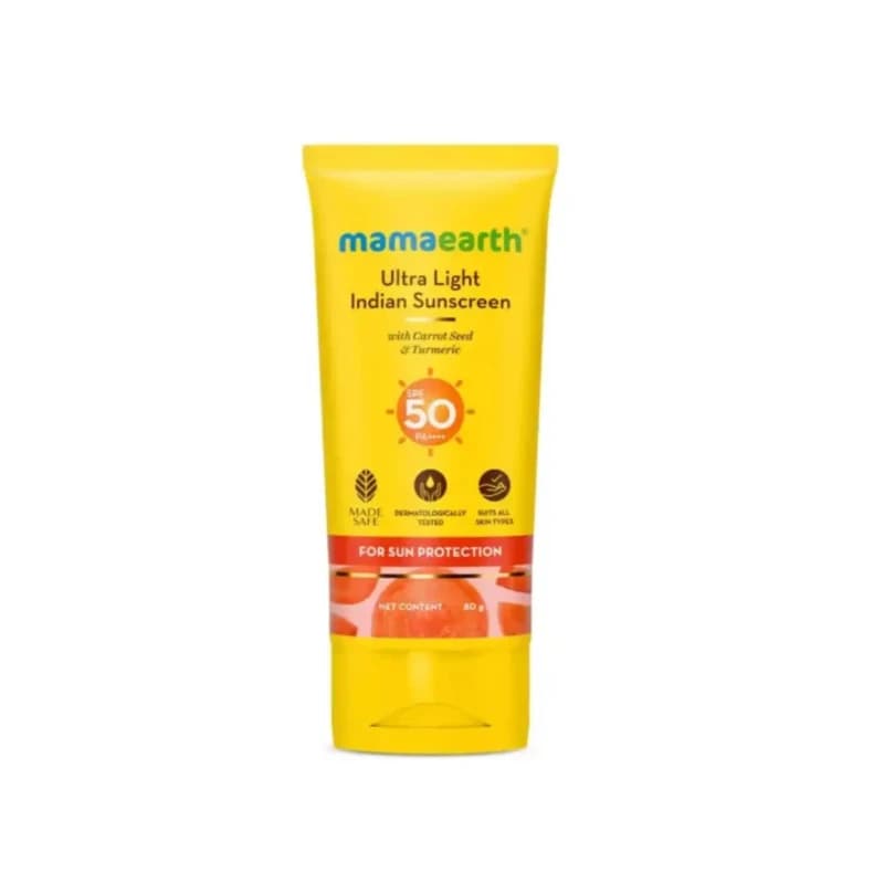 Mamaearth Ultra Light Indian Sunscreen 80g