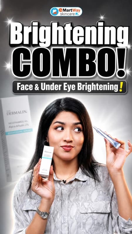 Buy 1 Get 1 | Dermalix Niacinamide + Alpha Arbutin Serum & Mary & May Eye Cream Combo