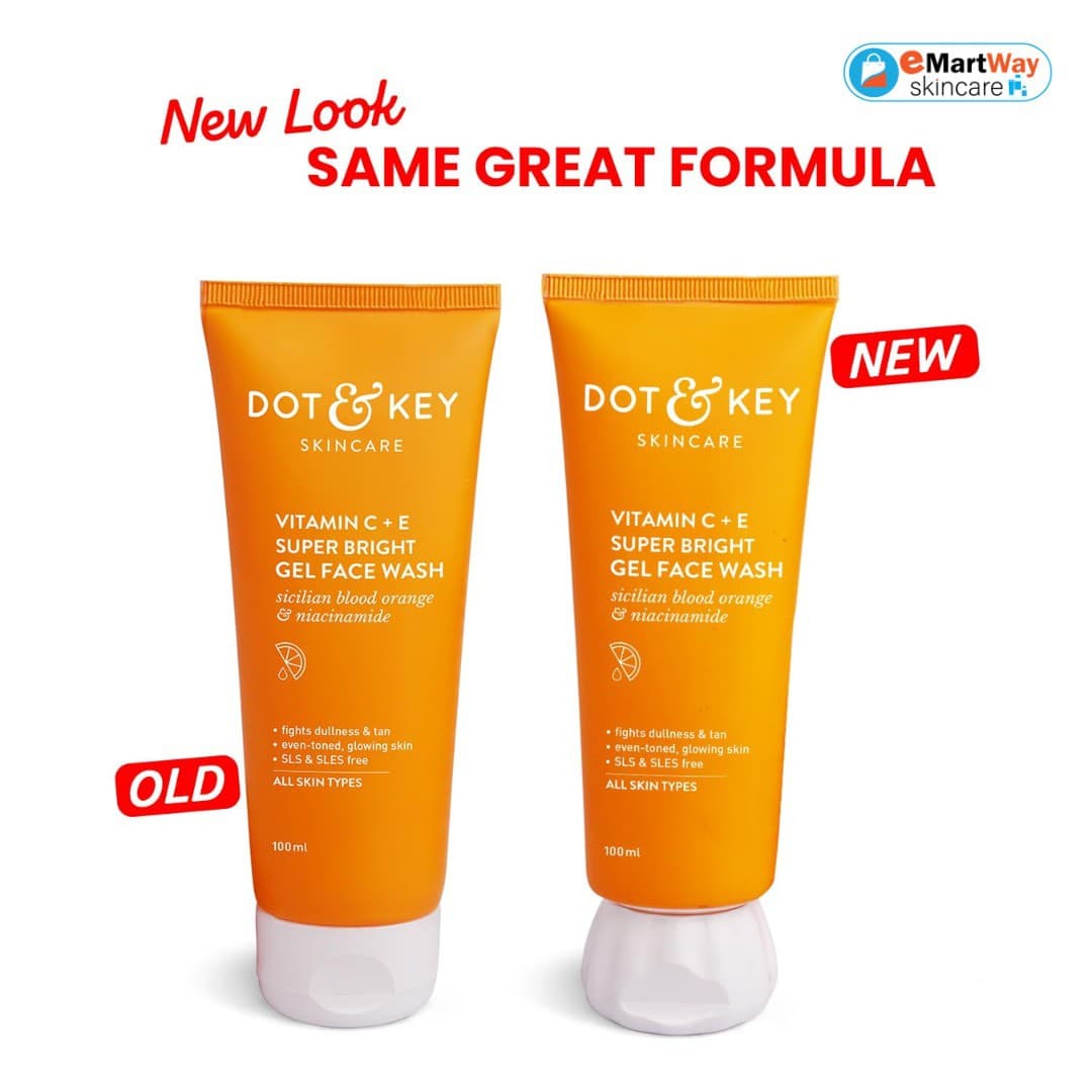 Dot & Key Vitamin C + E Super Bright Gel Face Wash 100ml 