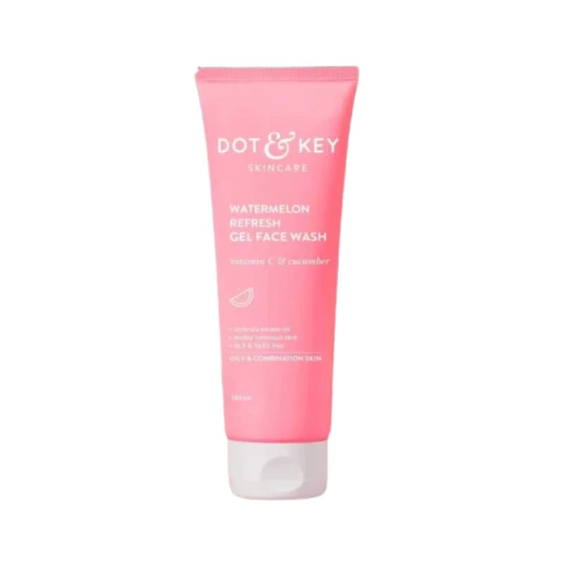 Dot & Key Watermelon Refresh Gel Face Wash with Vitamin C & Cucumber 100ml