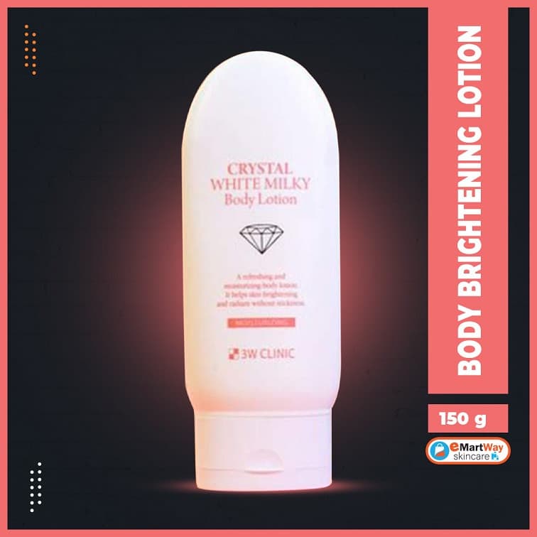 3W CLINIC Crystal White Milky Body Lotion 150g 