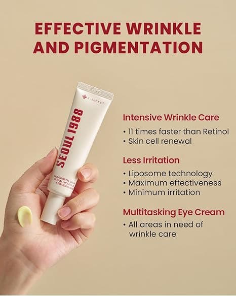 K - SECRET SEOUL 1988 Eye Cream Retinal Liposome 4% + Fermented Bean 30ml 
