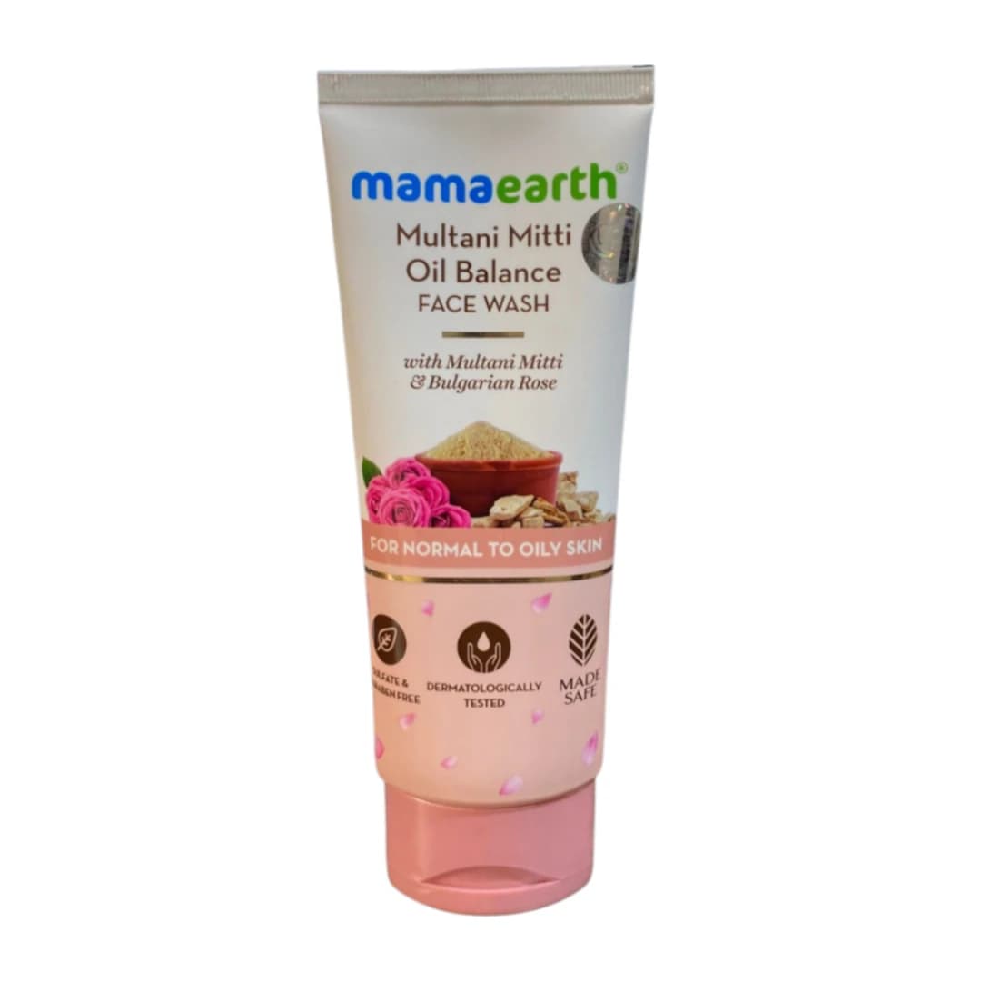 Mamaearth Multani Mitti Oil Balance Face Wash 100ml
