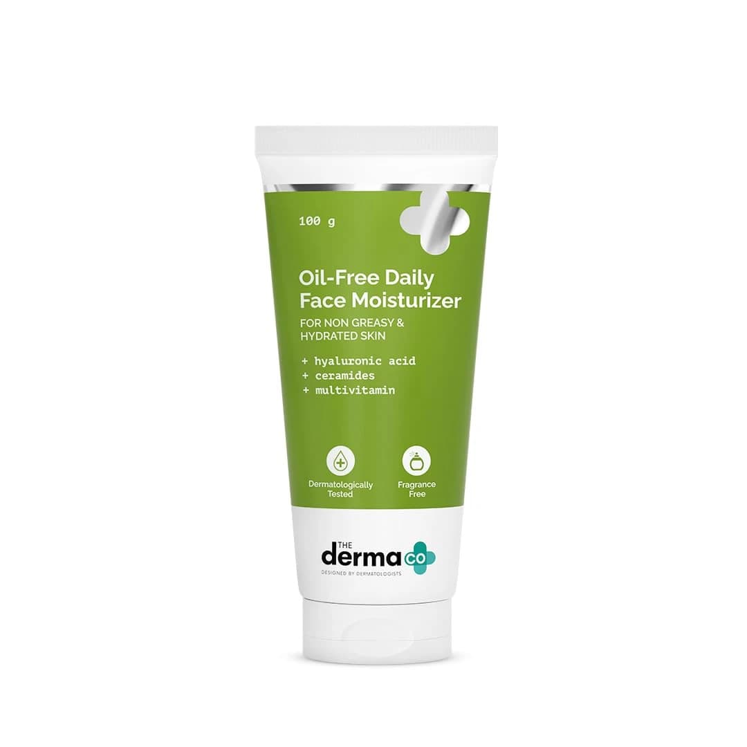 The Derma CO  Oil-Free Daily Face Moisturizer with Hyaluronic Acid 100g