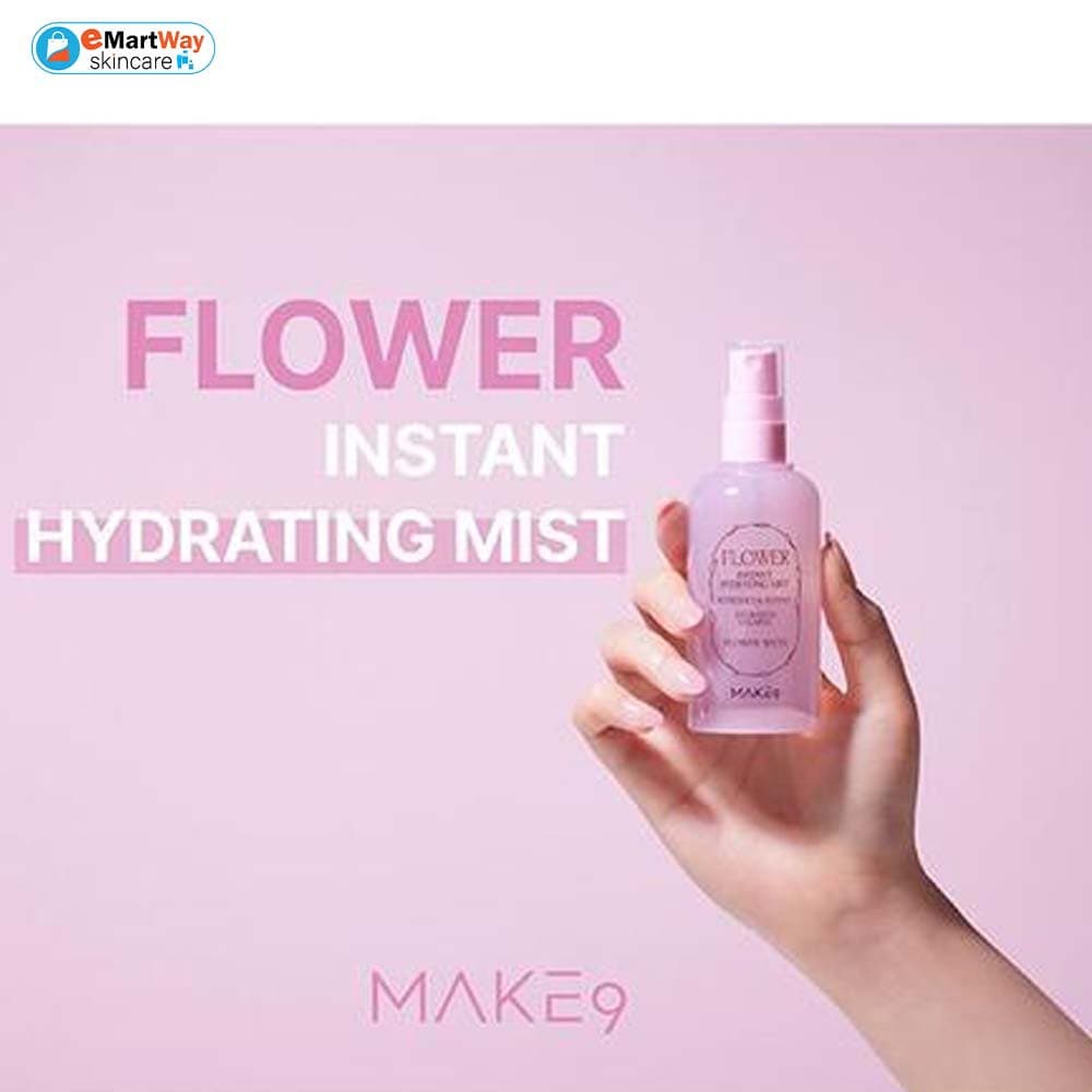 Make9 Flower Instant Hydrating Mist Water 80ml (2027/04/14) 