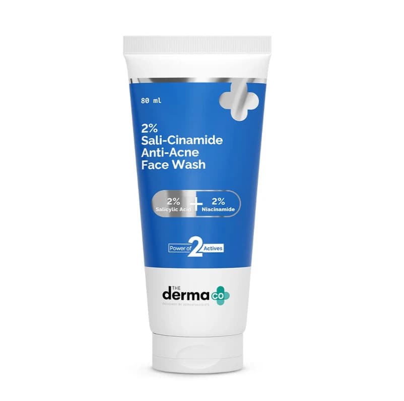 The Derma Co 2% Sali Cinamide Anti Acne Face Wash 80ml 