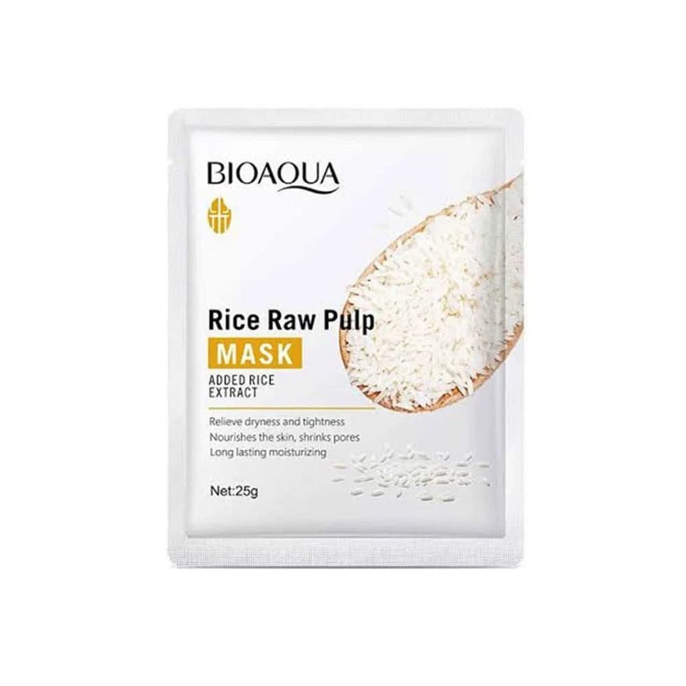 BIOAQUA Rice Raw Pulp Facial Mask Sheet 25g