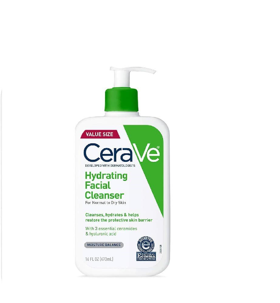 Cerave Hydrating Facial Cleanser For Normal To Dry Skin (USA Version) 473ml 