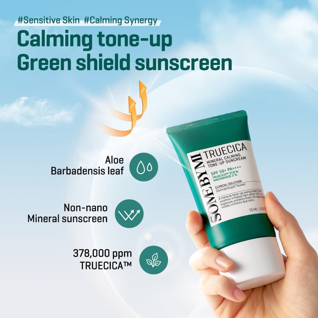 SOME BY MI Truecica Mineral Calming Tone-Up Suncream 50ml 
