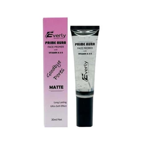 Everly Prime Aura Goodbye Pores Matte Long Lasting Face Primer 30ml 