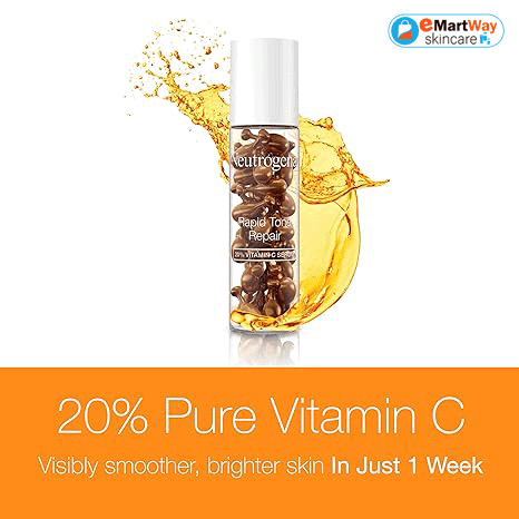 Neutrogena Rapid Wrinkle Repair 20% Vitamin C Serum 30 Capsules 
