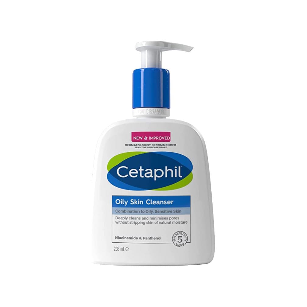 Cetaphil Oily Skin Cleanser (Combination to Oily, Sensitive Skin) 236ml 