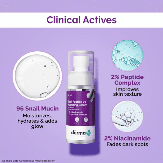 The Derma CO Snail Peptide 96 Hydrating Serum 30ml 