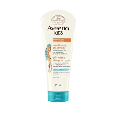 Aveeno Baby Face & Body Gel Cream for Sensitive Skin 227 ml