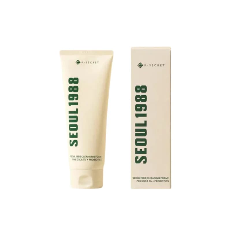 K - SECRET SEOUL 1988 Cleansing Foam: Pine Cica 1% + Probiotics 150ml