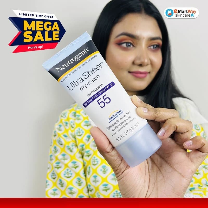 Neutrogena Ultra Sheer® Dry-Touch Sunscreen Broad Spectrum SPF 55 