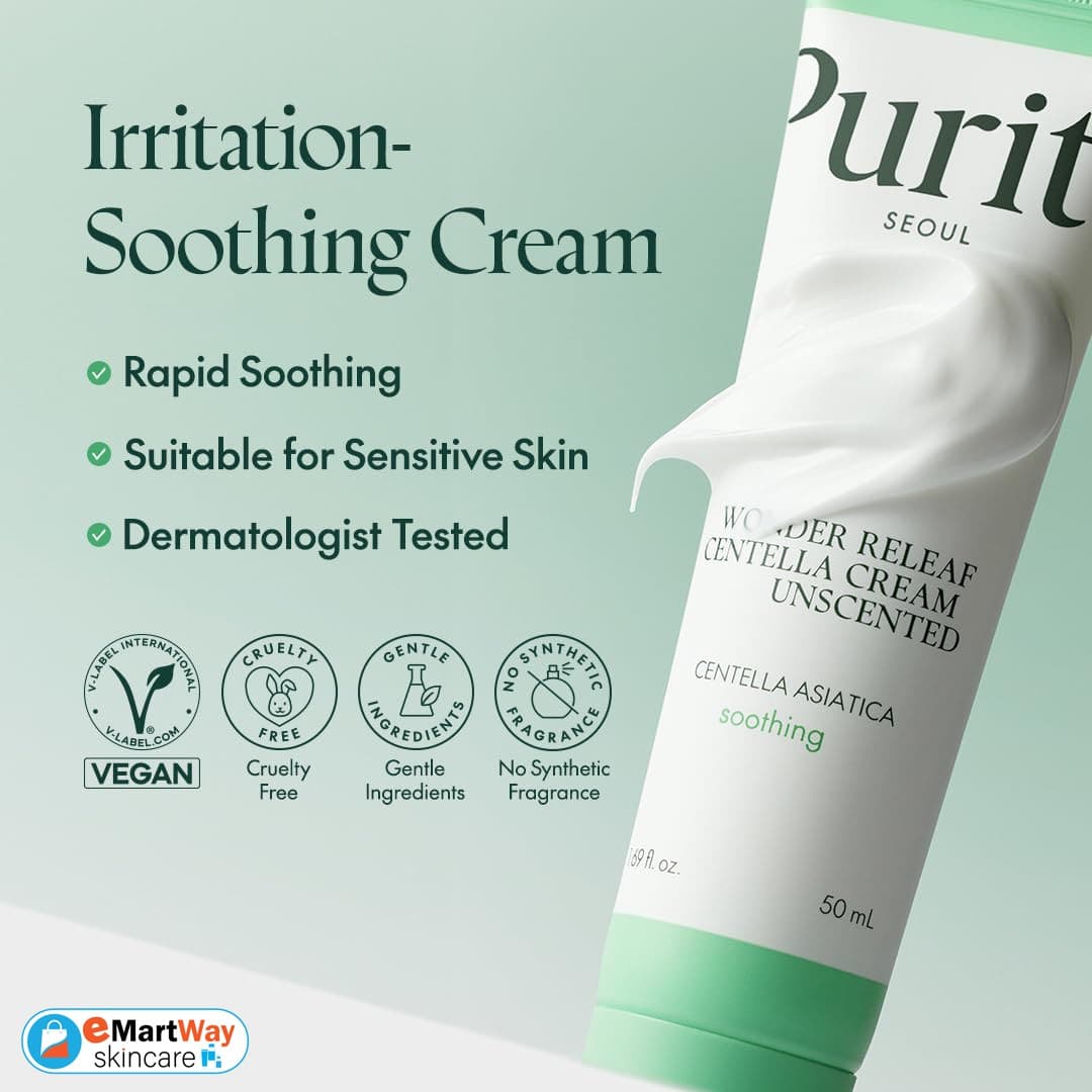 Purito Wonder Releaf Centella Unscented Cream 50ml 