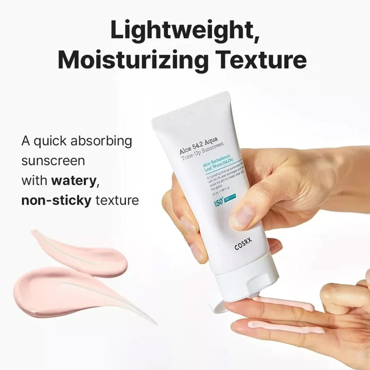 Cosrx Aloe 54.2 Aqua Tone-up Sunscreen SPF 50+ PA++++ 